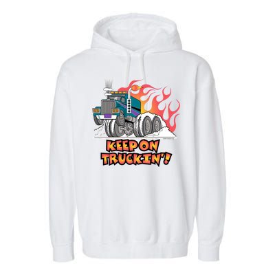 Keep on Truckin' Garment-Dyed Fleece Hoodie