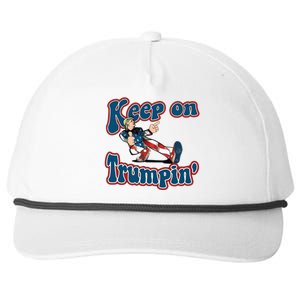 Keep On Trumpin' Pro Trump Snapback Five-Panel Rope Hat