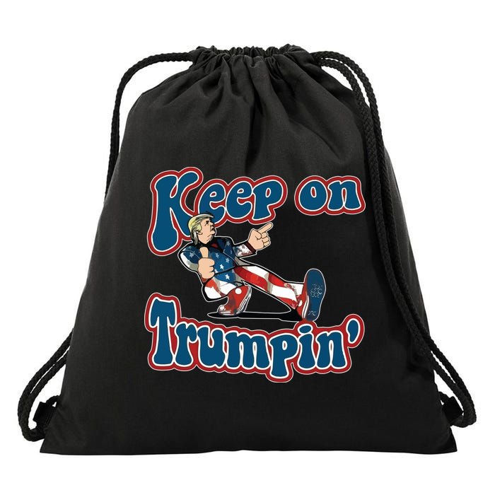 Keep On Trumpin' Pro Trump Drawstring Bag