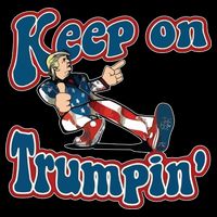 Keep On Trumpin' Pro Trump Drawstring Bag