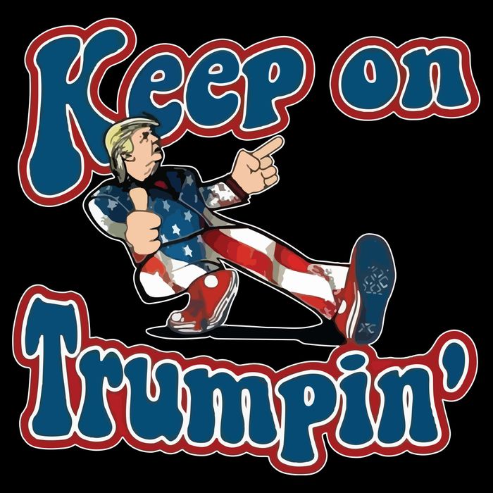 Keep On Trumpin' Pro Trump Drawstring Bag
