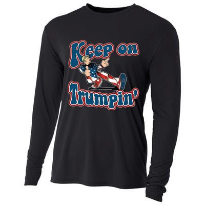 Keep On Trumpin' Pro Trump Cooling Performance Long Sleeve Crew