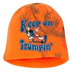 Keep On Trumpin' Pro Trump Kati - Camo Knit Beanie