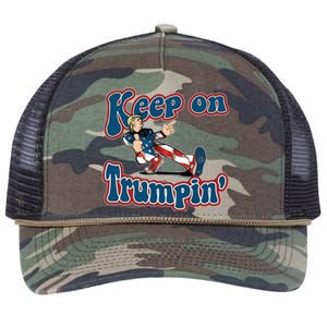 Keep On Trumpin' Pro Trump Retro Rope Trucker Hat Cap