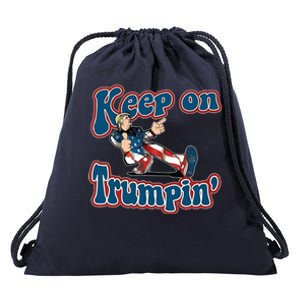 Keep On Trumpin' Pro Trump Drawstring Bag