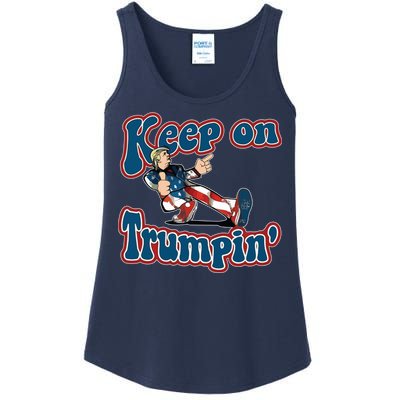 Keep On Trumpin' Pro Trump Ladies Essential Tank