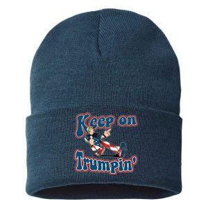 Keep On Trumpin' Pro Trump Sustainable Knit Beanie