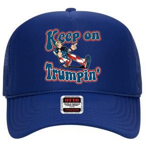 Keep On Trumpin' Pro Trump High Crown Mesh Back Trucker Hat