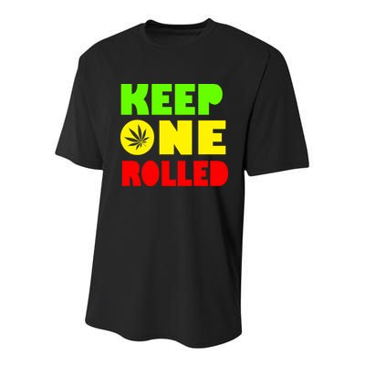 Keep One Rolled Youth Performance Sprint T-Shirt