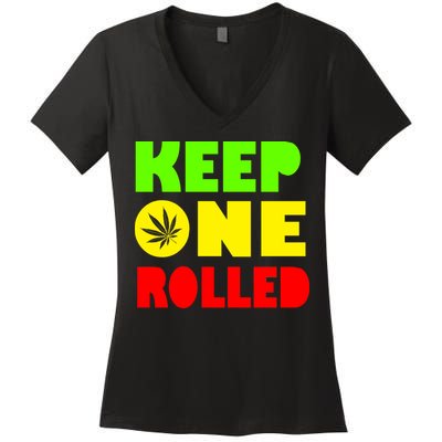 Keep One Rolled Women's V-Neck T-Shirt