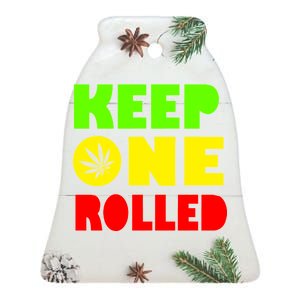 Keep One Rolled Ceramic Bell Ornament