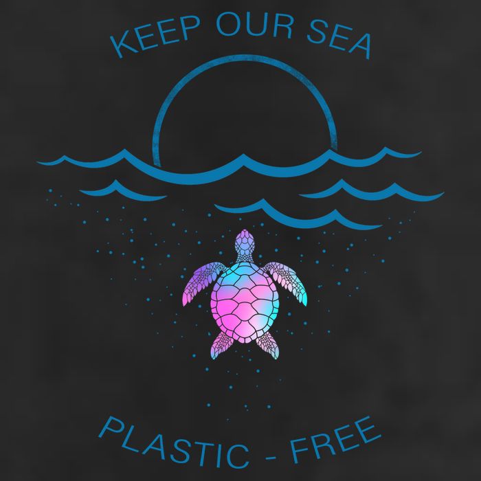 Keep Our Sea Plastic Free 7 Panel Mesh Trucker Snapback Hat