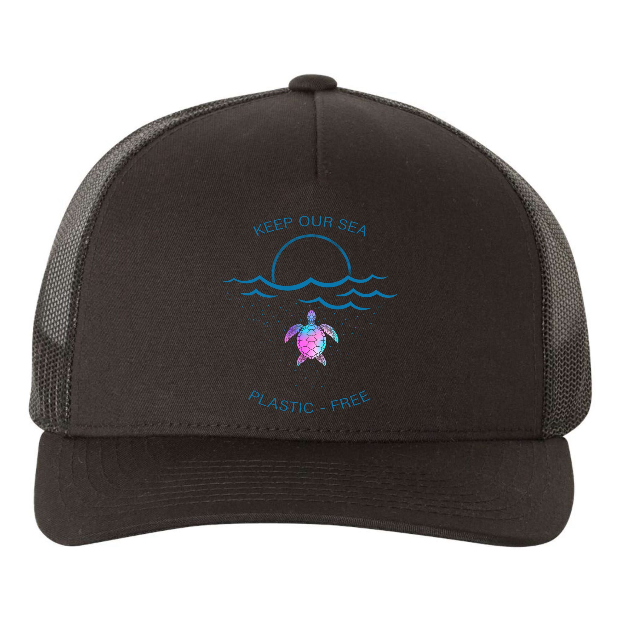 Keep Our Sea Plastic Free Yupoong Adult 5-Panel Trucker Hat