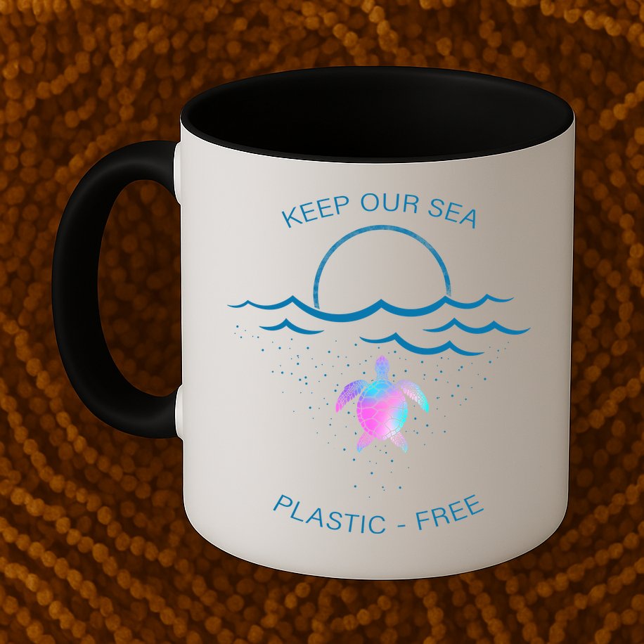 Keep Our Sea Plastic Free Mug