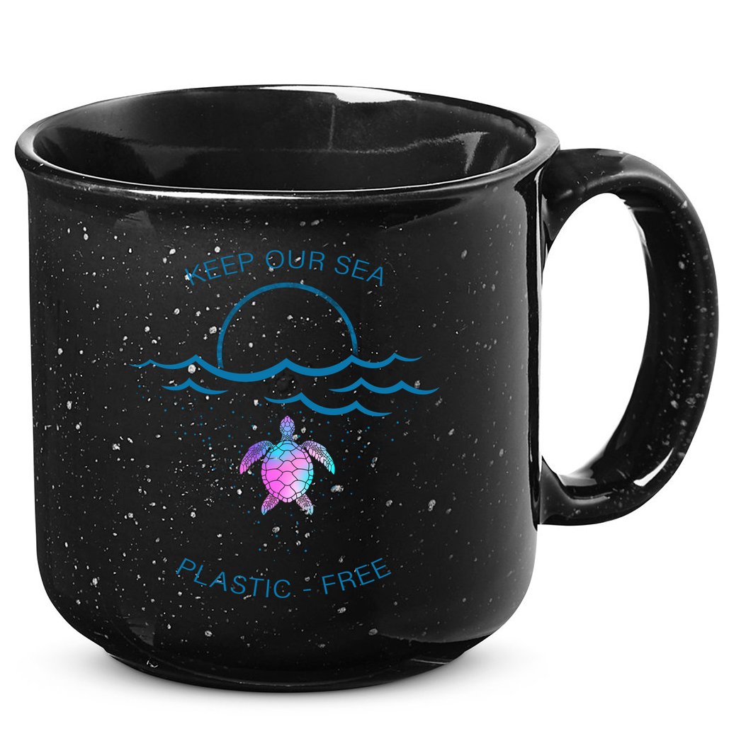 Keep Our Sea Plastic Free 15oz Campfire Ceramic Mug