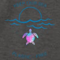 Keep Our Sea Plastic Free Vector Backpack