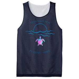 Keep Our Sea Plastic Free Mesh Reversible Basketball Jersey Tank