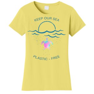 Keep Our Sea Plastic Free Women's T-Shirt