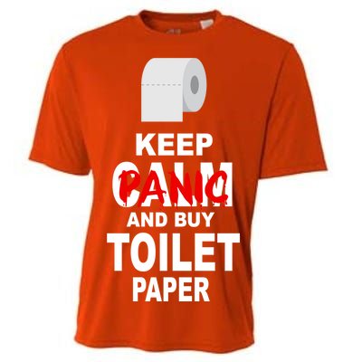 Keep Panic And Buy Toilet Paper Cooling Performance Crew T-Shirt