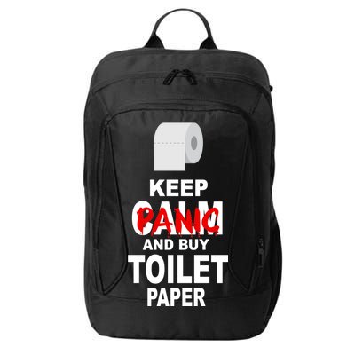 Keep Panic And Buy Toilet Paper City Backpack