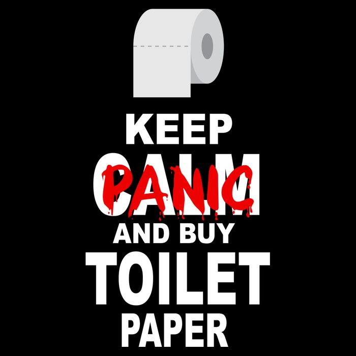 Keep Panic And Buy Toilet Paper 7-Panel Snapback Hat