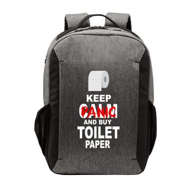 Keep Panic And Buy Toilet Paper Vector Backpack