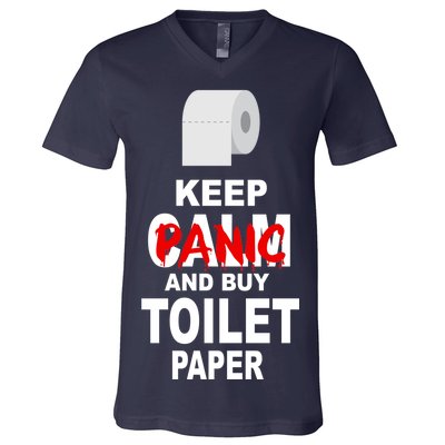 Keep Panic And Buy Toilet Paper V-Neck T-Shirt