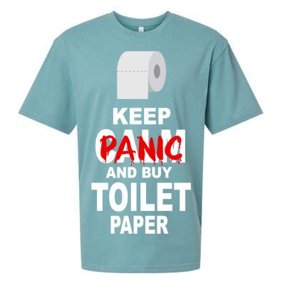 Keep Panic And Buy Toilet Paper Sueded Cloud Jersey T-Shirt