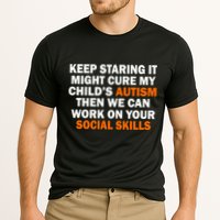 Keep Staring It Might Cure Autism Cooling Performance Crew T-Shirt