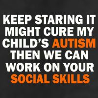 Keep Staring It Might Cure Autism Adult Drive Performance Visor