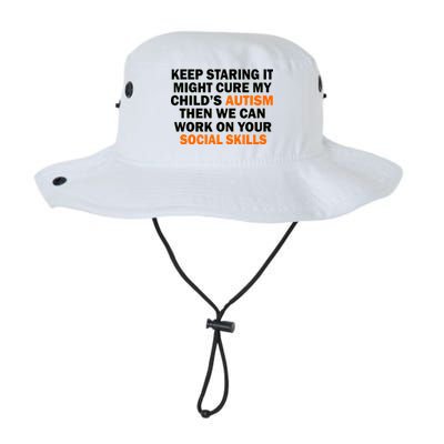 Keep Staring It Might Cure Autism Legacy Cool Fit Booney Bucket Hat