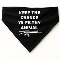 Keep The Change Ya Filthy Animal USA-Made Doggie Bandana