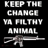 Keep The Change Ya Filthy Animal Full-Length Apron With Pockets