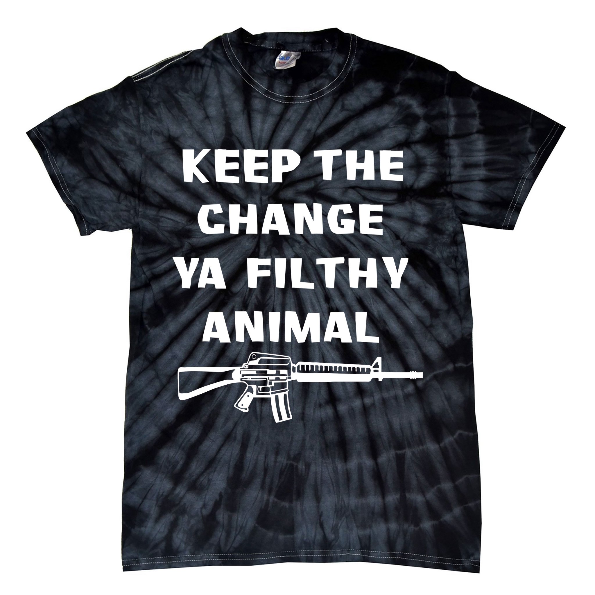 Keep The Change Ya Filthy Animal Tie-Dye T-Shirt