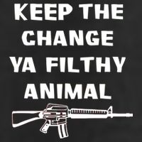 Keep The Change Ya Filthy Animal Golf Towel