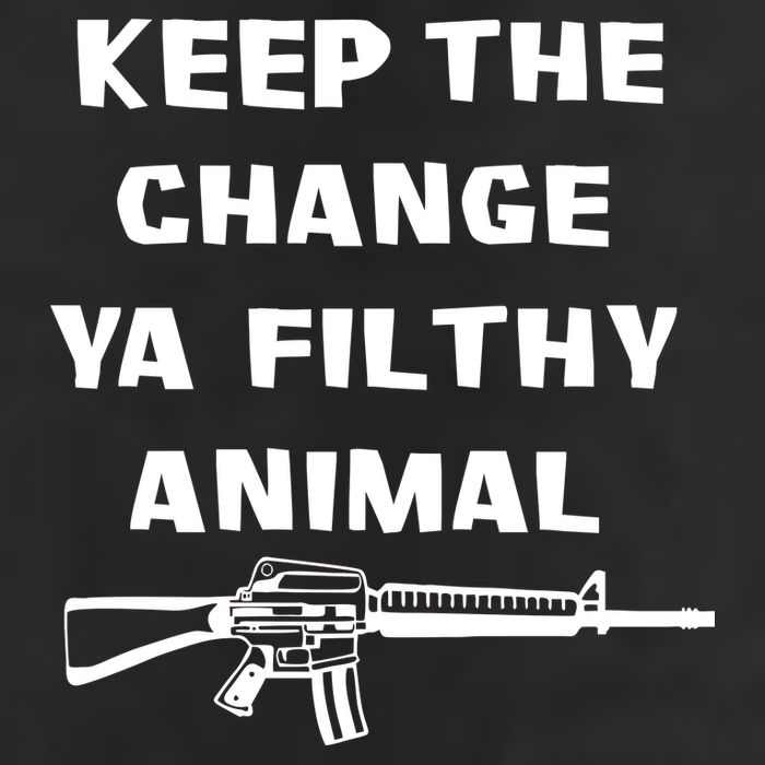 Keep The Change Ya Filthy Animal Golf Towel