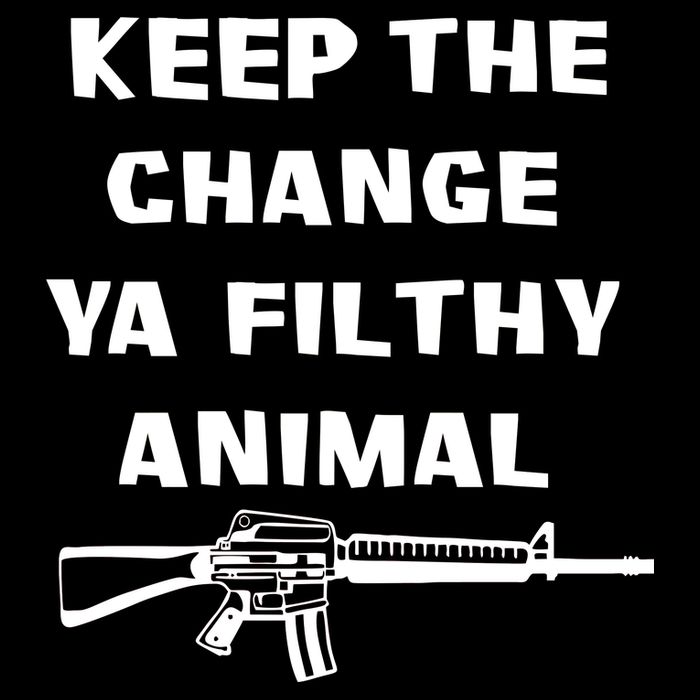 Keep The Change Ya Filthy Animal Women's V-Neck T-Shirt