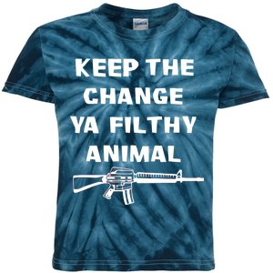 Keep The Change Ya Filthy Animal Kids Tie-Dye T-Shirt