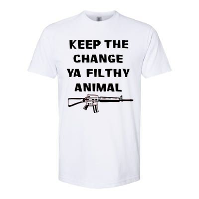 Keep The Change Ya Filthy Animal Softstyle® CVC T-Shirt