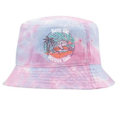 Keep The Ocean Blue Tie-Dyed Bucket Hat