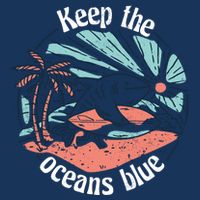Keep The Ocean Blue Infant Baby Jersey Bodysuit