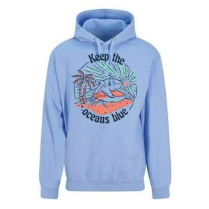 Keep The Ocean Blue Unisex Surf Hoodie