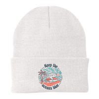 Keep The Ocean Blue Beanie