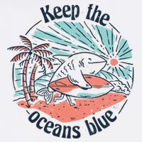 Keep The Ocean Blue Beanie