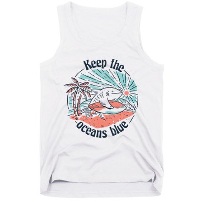 Keep The Ocean Blue Tank Top
