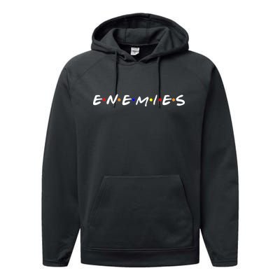 Keep Your Enemies Close Performance Fleece Hoodie