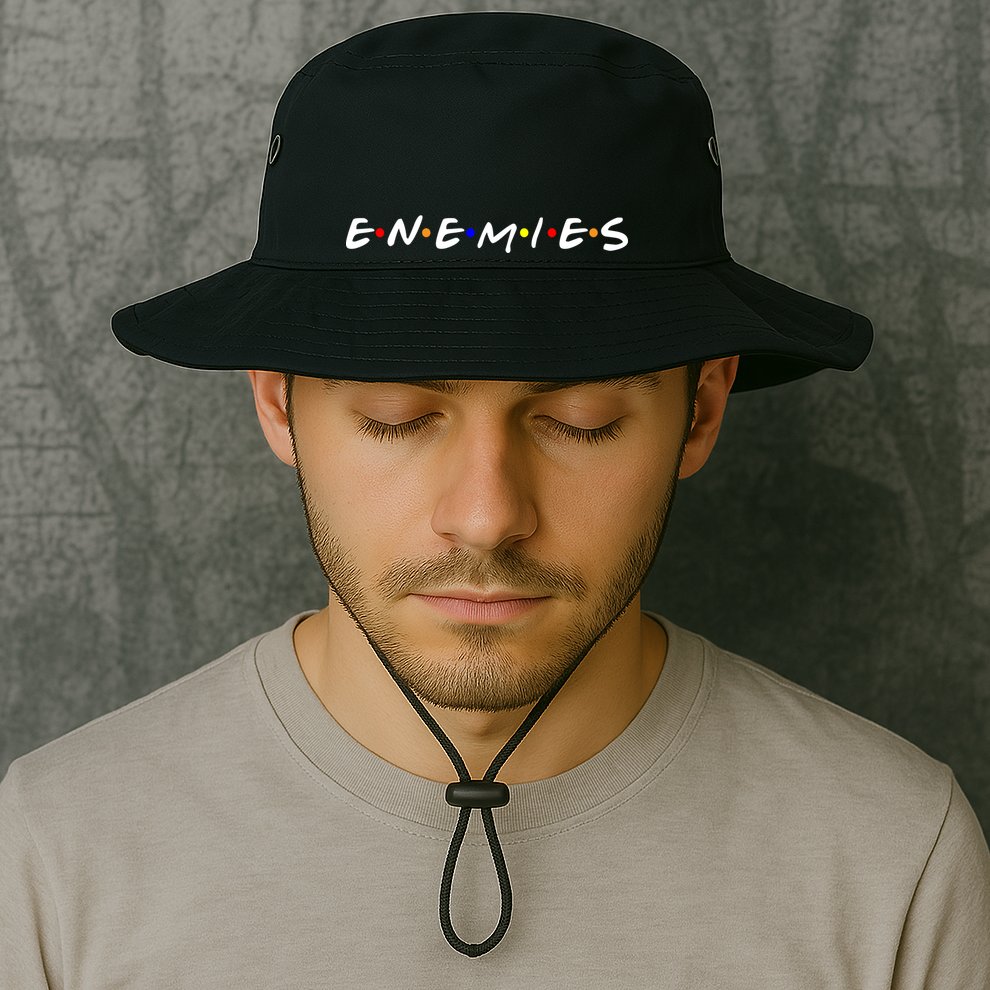 Keep Your Enemies Close Bucket Hat