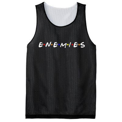 Keep Your Enemies Close Mesh Reversible Basketball Jersey Tank