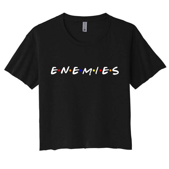 Keep Your Enemies Close Women's Crop Top Tee