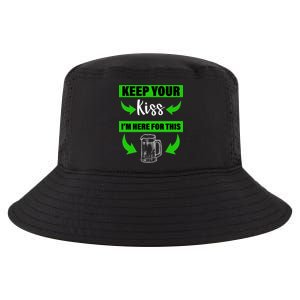 Keep Your Kiss I'm Here For The Beer Cool Comfort Performance Bucket Hat